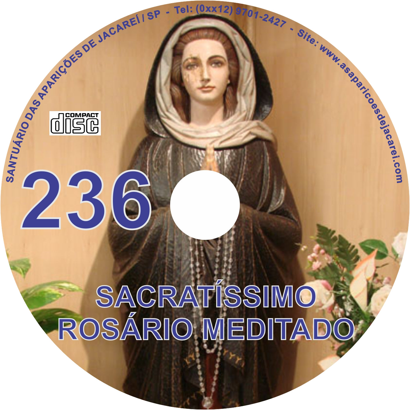 CD Rosário Meditado 236 CD Rosário Meditado 236